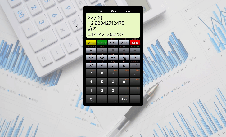 計算結果の表示